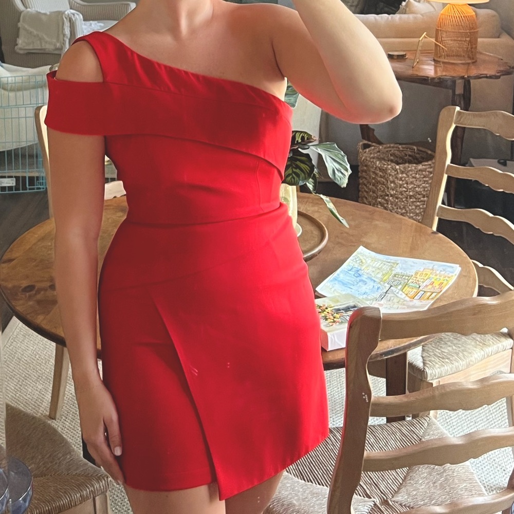 BCBGMaxazria Red cocktail dress